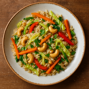 Stir-fry Nutty Rice