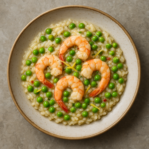 Lemony Prawn & Pea Risotto